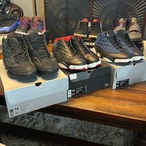 (3) Air Jordan 13 Retro (3 pair) size 14